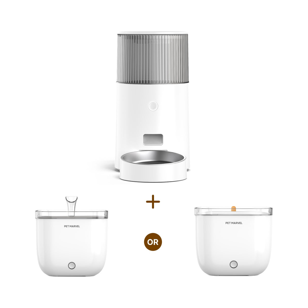 Smart Pet Feeder [Mini] & Fountain Set