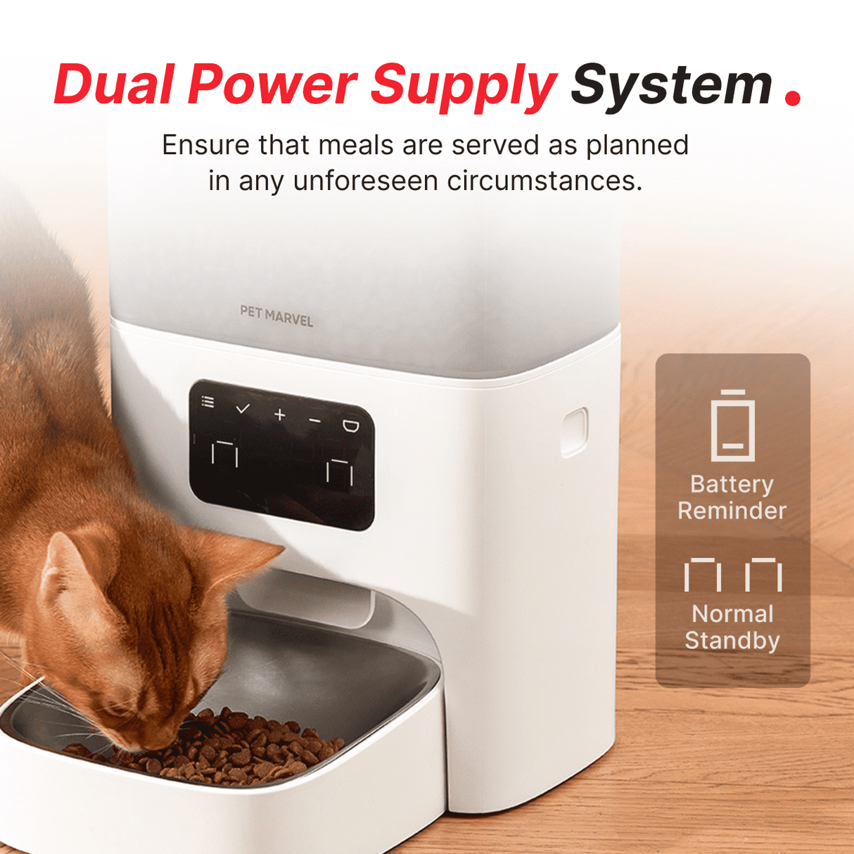 dual power supply system ensure the plan can be executed