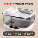 3 working modes: motion sensing, timed, continuous